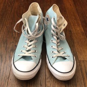 Converse All Stars Teal Size 10M 12W Light Blue Must Haves!